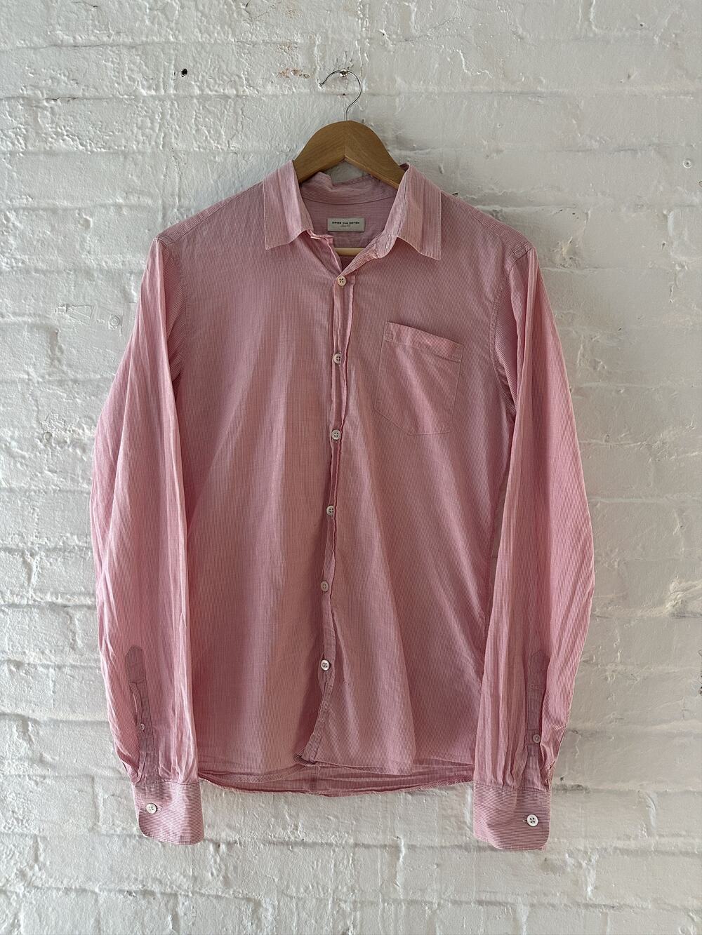 Dries Van Noten Striped Button Up Shirt